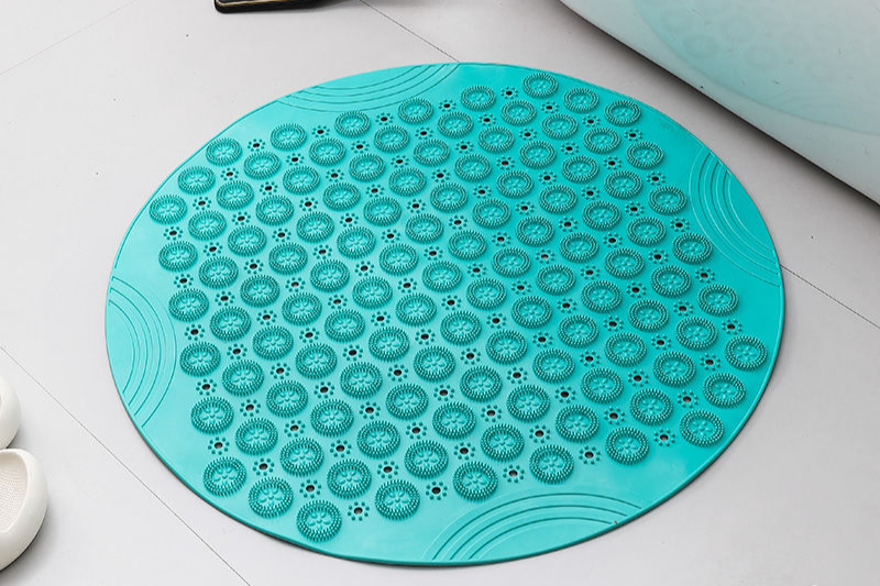 Home Garden New Version Of Bathroom Shower Anti Slip Mat TPE Raised Point Massage With Suction Cup Anti Slip Bath Mat Bathroom Floor Mat_voghion.com