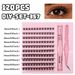 False Eyelashes Single Cluster Segmented False Eyelash Extension Set 8 16mm D Curled Curling All Match Daily False Eyelashes_voghion.com