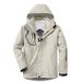 Women's Clothing outdoor two piece three in one jacket for men and women couple style windproof and warm mountaineering work clothes _voghion.com