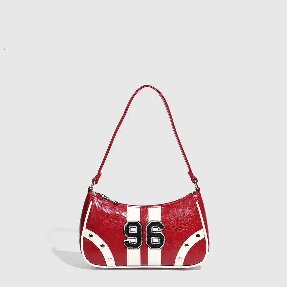 Borsa da donna con rivetti da polso, borsa a tracolla, versatile per gli spostamenti quotidiani, da corsa sotto le ascelle_voghion.com