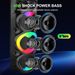 ZQS8309RGB Trådlös Bluetooth-högtalare med variabelt färgglatt ljus och lång batteritid_voghion.com