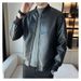 Herren Lederjacke Herren Frühling und Herbst Kurze Jacke Business Casual Weiche Lederjacke Mittleren Alters und Jugend Jacke_voghion.com