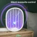 Foldable Electric Mosquito Killer Fly Swatter Trap USB Rechargeable Mosquito Racket Insect Killer with UV Light Bug Zapper 3000V_voghion.com