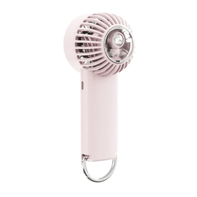 FS12 Håndholdt Ice Semiconductor Køleblæser USB Genopladelig højvinds bærbar desktop udendørs elektrisk ventilator_voghion.com
