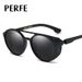 PE209 New Hollow Polarized Mirror High Definition Coating Polarized Sunglasses Circular Sunglasses_voghion.com