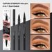AMG Dual-Head Eyeliner & Fork Brow Pencil - Wasserfester, schweißfester, wischfester, definierter Augenbrauenstift_voghion.com