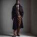 Men's Clothing Autumn And Winter Woolen Coat Super Long Coat Over Knee_voghion.com