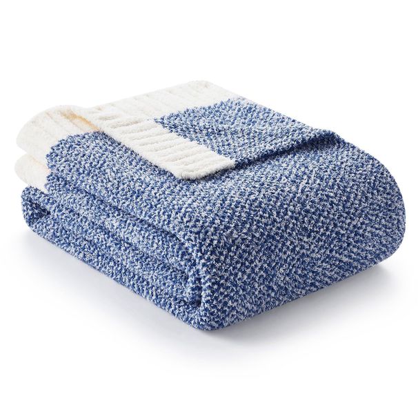 Süper Yumuşak Rahat Sıcak Örme Nefes Alabilir Hafif Kabarık Peluş Battaniye Yatak ve Kanepe Seyahat Kamp_voghion.com