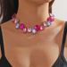 Collana da donna con collana personalizzata di alta qualità, con strass retrò, luce e diamanti esagerati_voghion.com