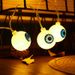 Halloween LED Ghost Eye String Lights - Spooky Indoor Decor With Adjustable Brightness, IP65 Waterproof, 1.5M/3M Length Options_voghion.com