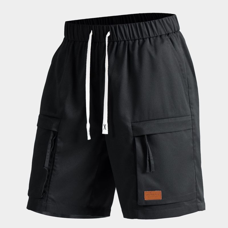 Men's Clothing Shorts Men's Summer Trend Sports Casual Pants Fat Guy Loose Multi Pocket Overalls Shorts_voghion.com