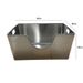 Round Stainless Steel Open Large Capacity Toilet Splash-Proof Semi-Enclosed Elevated Odor-Proof Cat Litter Box_voghion.com