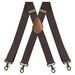 Bretelle vintage VOOTHOST per uomo da lavoro, resistenti, grandi e alte, larghe 3,5 cm, a forma di X, con 4 ganci a scatto in bronzo, regolabili, elastiche, per pantaloni, F0213_voghion.com