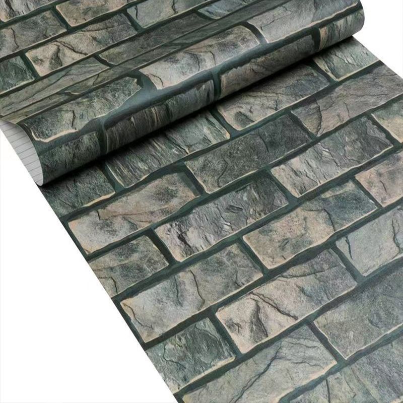 French Style Brick Self-Adhesive Waterproof Bedroom Home Decoration Building Materials TV Background Wall PVC Wallpaper_voghion.com
