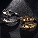 New Bold Open Skull Alloy Punk Style Adjustable Ring_voghion.com