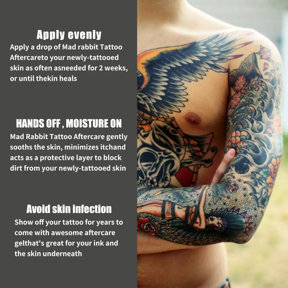 Tattoo Repair Gel Relieves Tattoo skin Repair pain Moisturizing Repair skin gel_voghion.com