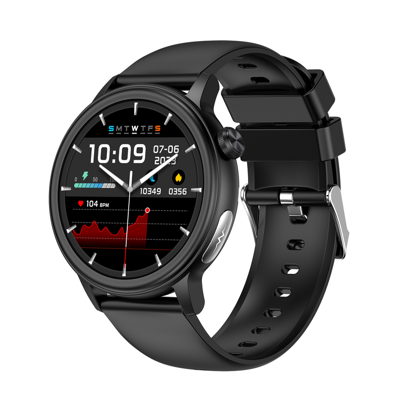 ET470 Smart Watch With ECG, Blood Oxygen, BMI, Bluetooth Calling, 7-Day Battery Life, Waterproof Fitness Tracker For Men Women_voghion.com