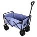 100L Collapsible Folding Beach Wagon Cart With 220Lbs Large Capacity, Wagons Carts Heavy Duty Foldable With Big Wheels For Sand, Garden, Camping_voghion.com