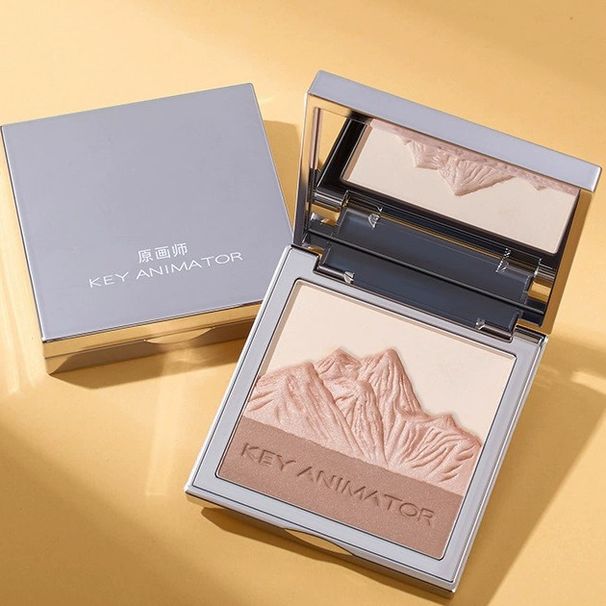 Original artist's three color facelift plate, embossed mountain natural shadow, nose shadow, high light facelift_voghion.com