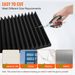 VEVOR Acoustic Foam Panels 50 Pack 12 X 12 X 2 In For Studio Wall And Ceiling_voghion.com