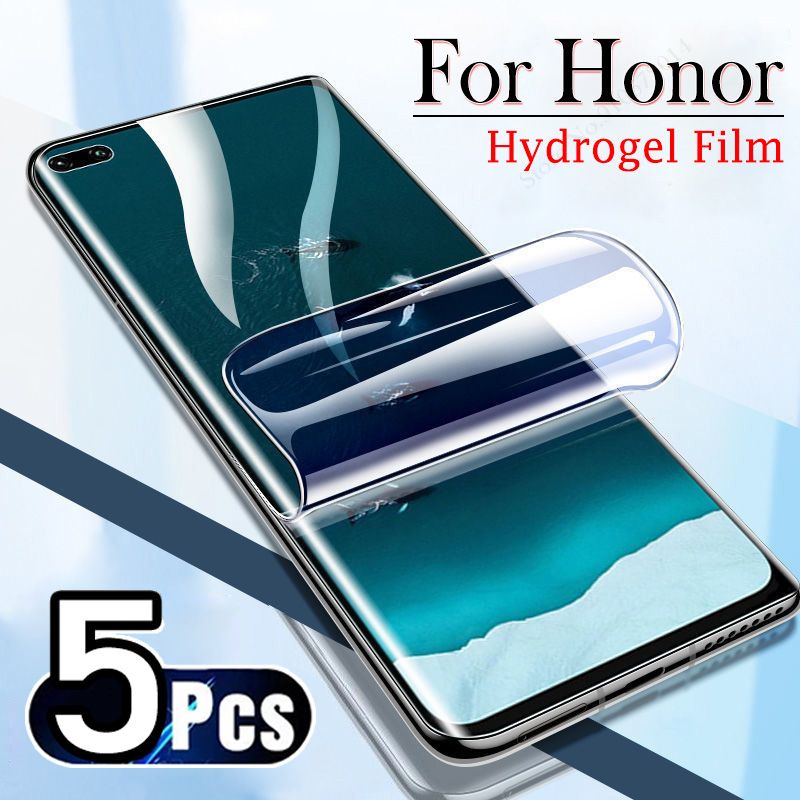5PCS For Honor 70 80 60 50 Pro Plus Full Cover Hydrogel Film Screen Protectors For Honor X9A X8A X7A 9X 8X 10 Magic 4 Pro 5 Lite_voghion.com