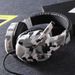 Soyto SY830MV Kamouflage Över-Ear Mic Gaming Hörlurar Trådbundet Headset för PC/PS4_voghion.com