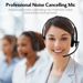 Professionelles, leichtes Callcenter-Headset mit geräuschunterdrückendem Mikrofon und USB-Anschluss für klare Kommunikation – ideal für Fluggesellschaften_voghion.com
