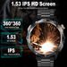 2025 Militare Outdoor Flasligt Smart Watch 400mA Sport Fiess Impermeabile Uomo Orologi 1.53”HD Chiamata Bluetooth_voghion.com
