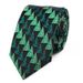 Men's British Style Polyester Yarn-Dyed Jacquard Christmas Tree Snowflake Snowman Gift Holiday Tie_voghion.com