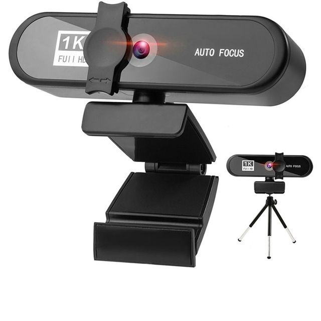 4K Autofocus Conference PC Live Broadcast USB Office Meeting House With Microphone 1080P HD Webcam_voghion.com