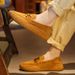 Men's 2025 Spring/summer New Breathable One Foot Casual For Driving, Flat Bottomed Loafers, Bean S, British Single_voghion.com