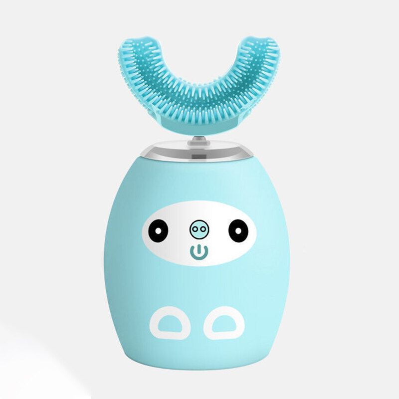 Lemonblue 3-Wurzel-Zahnbürste, elektrisch, U-Form, für 2–15 Jahre, Kinder, automatisch, Karton, Kalis-Wasser_voghion.com