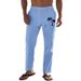 Suitable For All Seasons American Style Men's Coconut Tree Print Breathable Linen Loose Casual Sports Pants_voghion.com