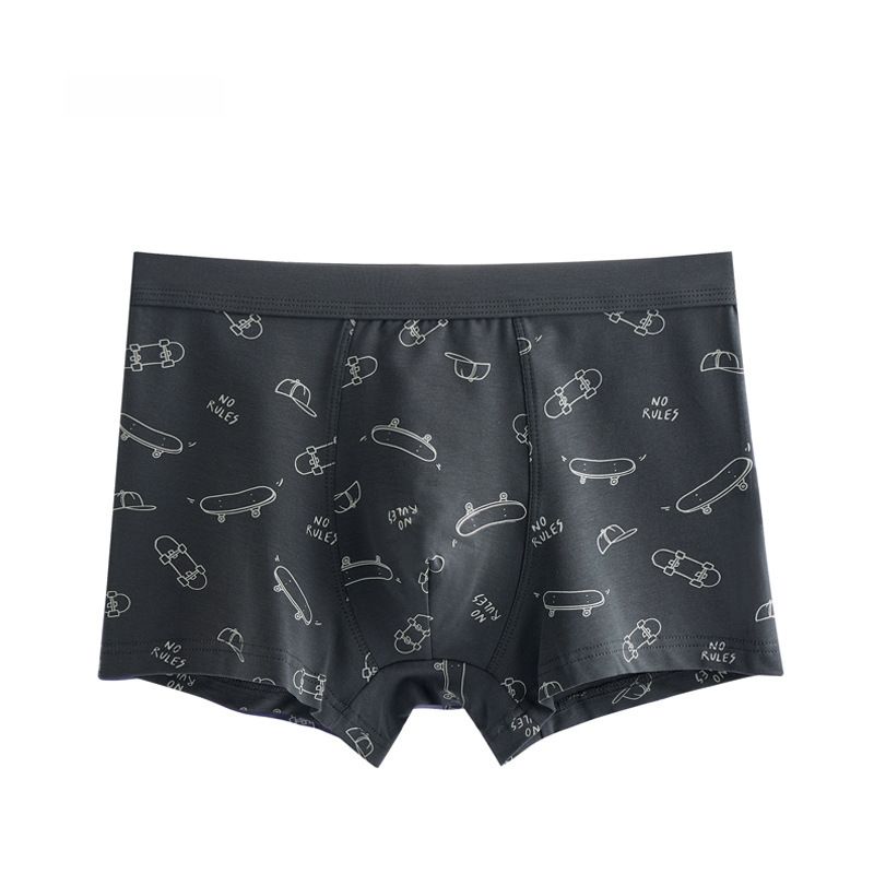 Autunno e inverno Modal cotone intimo maschile ragazzi vita traspirante quattro grandi dimensioni boxer intimo maschile testa all'ingrosso_voghion.com