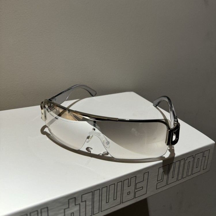 Occhiali da sole con lenti integrate da oceano a mezza montatura, forma concava, alla moda, stile Y2K, protezione UV_voghion.com