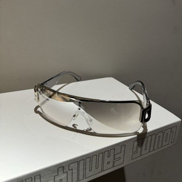 Occhiali da sole con lenti integrate da oceano a mezza montatura, forma concava, alla moda, stile Y2K, protezione UV_voghion.com