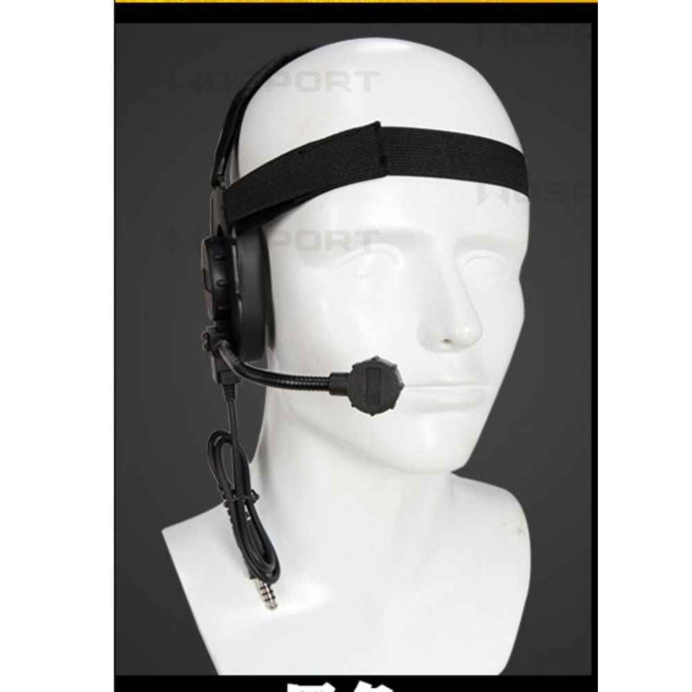 Outdoor CS Field Camping Equipment Head-mounted Tactical 3 Generation Headset_voghion.com