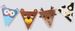 Vibrant Animal-Themed Triangle Bunting Flags For Classroom & Party Decorations – 220x233mm Paper Hanging Flags (Set Of 10)_voghion.com