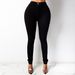 Women's Clothing Jeans High Waist Slim Pencil Trousers_voghion.com