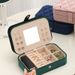 Multi-Layer Jewelry Organizer Box - Dustproof Earring & Necklace Storage Case For Home Use (Portable, Clear Lid)_voghion.com