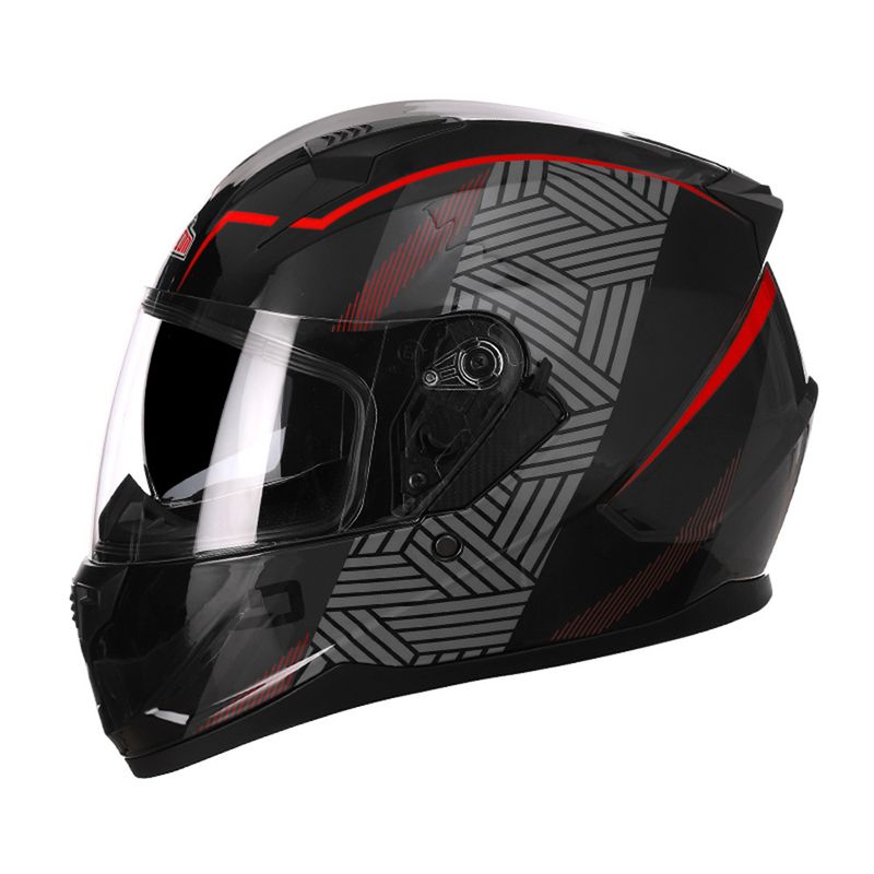 Motorcycle helmet Double lens breathable full cover motorcycle helmet for all seasons_voghion.com