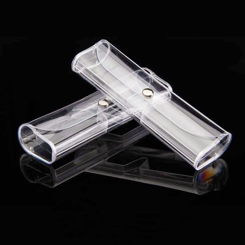 Paasorganizer voor het hele gezin Transparante plastic brillenkoker PVC brillenkoker voor bijziendheid Lichtgewicht draagbare opbergdoos Brillenkoker voor presbyopie_voghion.com