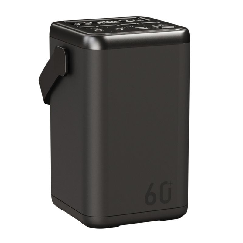 Power Bank portatile da 60000 mAh e 65 W per laptop e MacBook con più porte USB, ricarica rapida e alta capacità._voghion.com