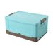 Foldable Book Storage Box Household Plastic Clothes Toys Student Books Classroom Dormitory Storage Box_voghion.com
