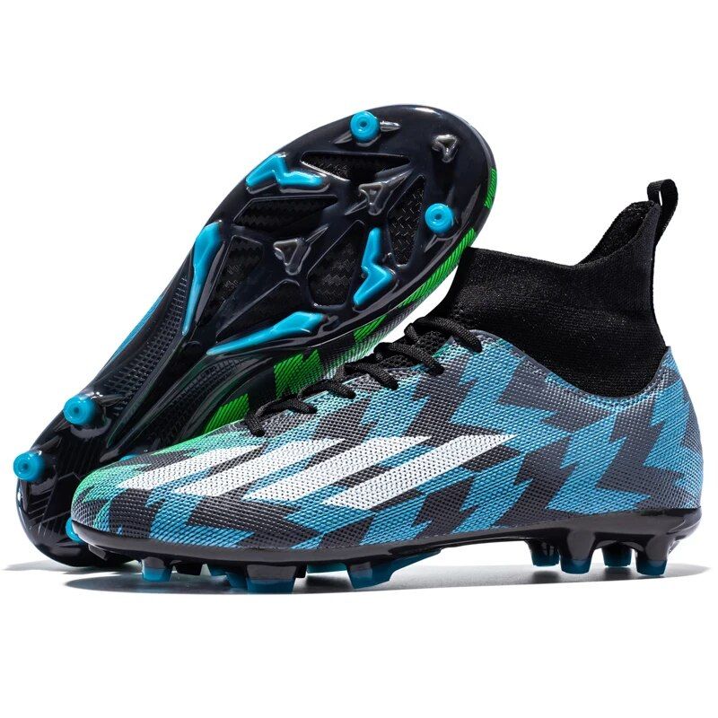 New Outdoor Football Boots Men FG Long Spikes Breathable Soccer Shoes Ultralight High-quality Grass Cleats Training_voghion.com