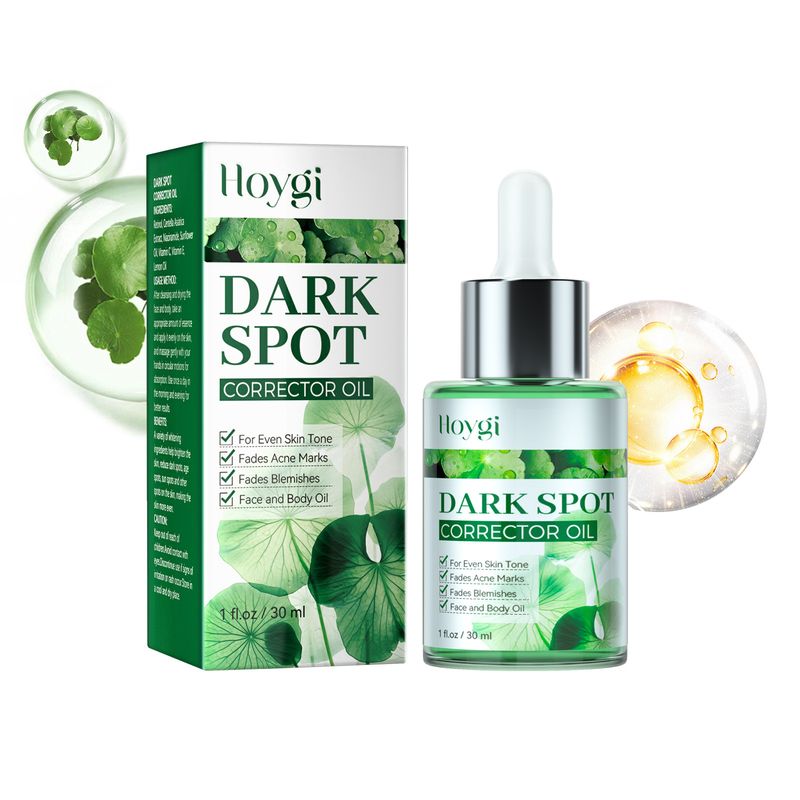 Esența Hoygi Black Spot Corrector luminează petele faciale, arsurile solare, luminează articulațiile coatelor, pielea sensibilă și uniformizează pielea._voghion.com