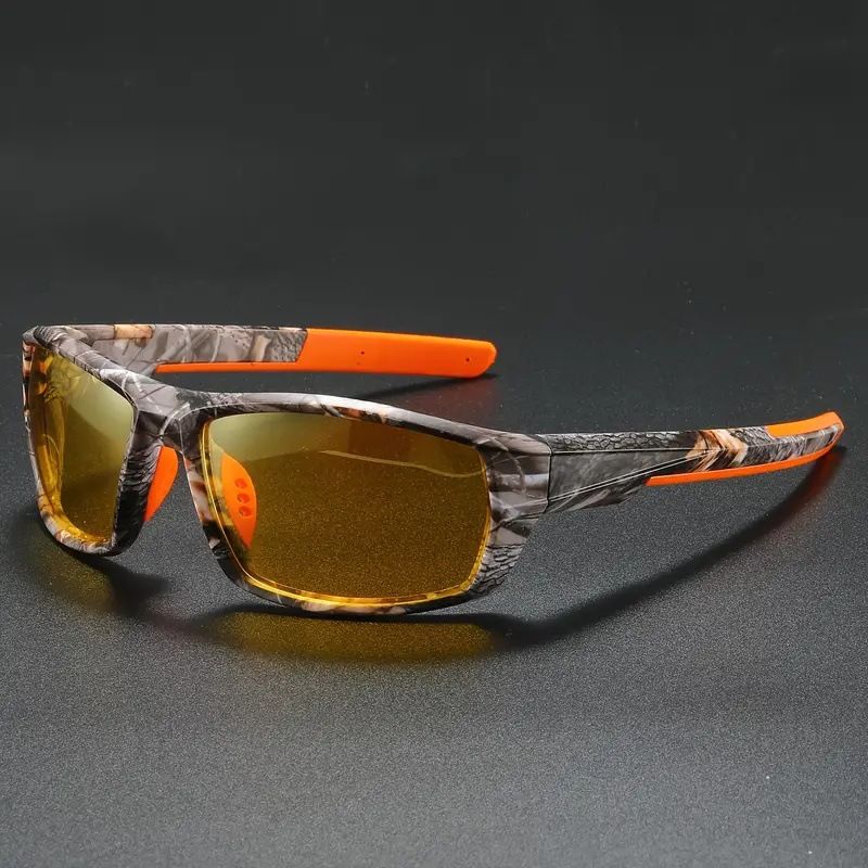 Outdoor-Sport Polarisierte Sonnenbrille Box Camouflage Radfahren Sonnenbrillen Fahren Nachtmarkt Brille_voghion.com