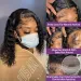 Brazilian Jerry Curly Short Bob Wigs with 4x4 Closure_voghion.com