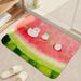 Tappetino antiscivolo per WC con motivo a cartoni animati, assorbente per il bagno, ad asciugatura rapida, per la porta del bagno_voghion.com