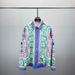 Articoli alla moda Ver camicia a maniche lunghe con motivo a lettere 3D colorate, cardigan unisex_voghion.com